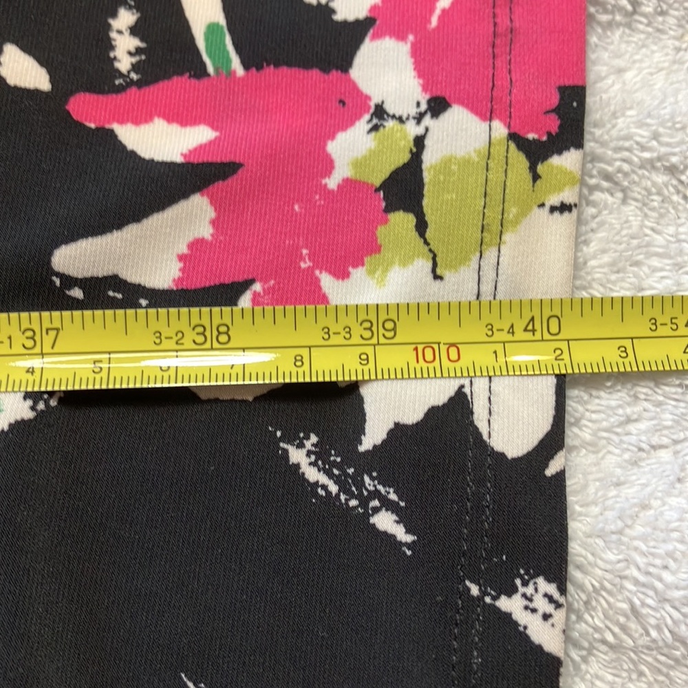 Ralph Lauren jersey floral cross top ruched dress - Picture 9 of 9